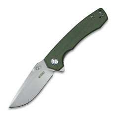 KUBEY KU901C Calyce Green vreckový nôž 8,3 cm, zelená, Micarta