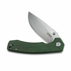 KUBEY KU901C Calyce Green vreckový nôž 8,3 cm, zelená, Micarta