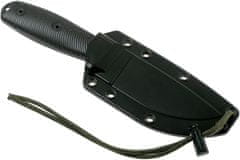 ESEE 3PMB-001 black blade, black G-10 3D handle, black sheath