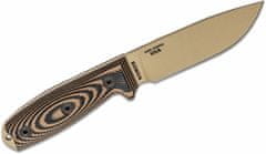 ESEE 4PDT-005 desert tan blade, coyote/black G-10 3D handle, black sheath