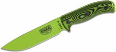 ESEE 6PVG-007 MODEL 6 VENOM nôž na prežitie 16,5 cm, neónová čierno-zelená, G10, puzdro