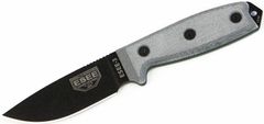 ESEE ESEE-3P univerzálny taktický nôž 9,8 cm, čierna, šedá, Micarta, plastové puzdro Coyote Tan
