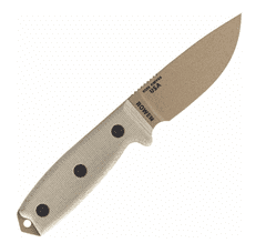 ESEE ESEE-3P-MB-DEDark Earth Blade outdoorový nôž 8,8cm , Micarta, puzdro