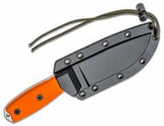 ESEE ESEE-4P35V-OR univerzálny nôž 11,4 cm, oranžová, G10, S35VN, pripínacie čierne plastové puzdro