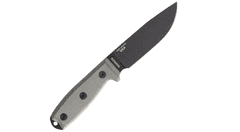 ESEE ESEE-4P-KO Model 4 nôž na prežitie 11,6 cm, čierna, šedá, Micarta, bez puzdra