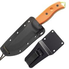 ESEE ESEE-5P-VG-E Model 5 nôž na prežitie 13,3 cm, zelená, oranžová, G10, puzdro Kydex