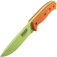 ESEE ESEE-5P-VG-E Model 5 nôž na prežitie 13,3 cm, zelená, oranžová, G10, puzdro Kydex