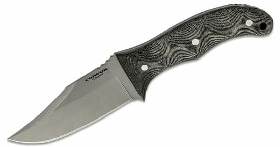 Condor  CTK1821-4.5HC LITTLE BOWIE menší vonkajší nôž 11,7 cm, šedá, Micarta, kožené puzdro