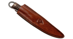 Condor CTK1029-5HC LOST ROMAN KNIFE všestranný zberateľský nôž 12,7 cm, orech, kožené puzdro