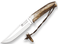 Joker CC73 Luchadera lovecký nôž 16 cm, paroh, kožené puzdro