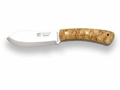 Joker CL132 NESSMUK outdoorový nôž 11 cm, drevo kučeravej brezy, kožené puzdro