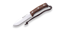 Joker CN125-P NOMAD vonkajší bushcraft nôž 12,7 cm, orechové drevo, kožené puzdro, kresadlo