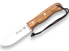 Joker CO-112 CAMPERO outdoorový nôž 10,5 cm, olivové drevo, kožené puzdro