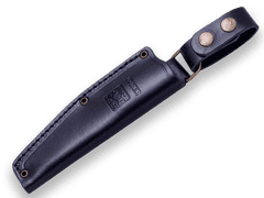 Joker CV120 BUSHCRAFTER outdoorový nôž 10,5 cm, šedá, Micarta, kožené puzdro, paracord