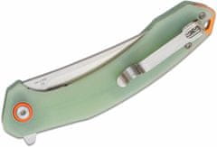 CJRB Cutlery J1906-NTG Gobi G10 Translucent Green vreckový nôž 8,6 cm, transparentná zelená, G10