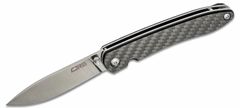 CJRB Cutlery J1917-CF Ria Carbon Fiber vreckový nôž 7,5 cm, čierna, uhlíkové vlákno