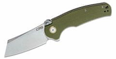 CJRB Cutlery J1904R-GNF Crag G10 vreckový nôž 8,7 cm, zelená, G10