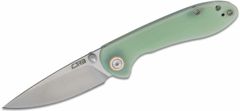CJRB Cutlery  J1912S-NTG Feldspar Nature Green Transparent vreckový nôž 7,6 cm, zelená transparentná, G10