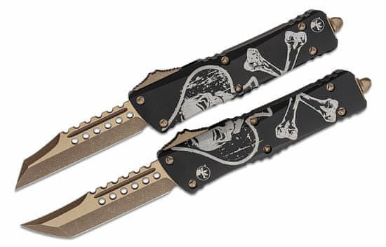 Microtech 219-13SETDCS Combat Troodon HH and WH Death Card súprava 2 nožov 9,5 cm, hliník