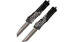 Microtech 219-13SETDMS Combat Troodon HH and WH Death Mans Hand súprava 2 nožov 9 cm, hliník