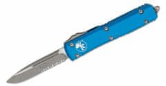 Microtech 121-11APBL Ultratech Combo Blue automatický nôž 8,8 cm, Apocalyptic, modrá, hliník