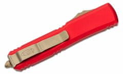 Microtech 121-13RD Ultratech Bronze Standard Red automatický nôž 8,7 cm, bronzová, červená, hliník