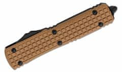 Microtech 121-1FRGTTAS Ultratech TAN automatický vreckový nôž 8,8 cm, čierna, hnedá, hliník, G10