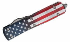 Microtech 122-12APFLAGS Ultratech Flag Full Serrated automatický nôž 8,8 cm, Apocalyptic, hliník