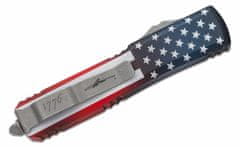 Microtech 122-12APFLAGS Ultratech Flag Full Serrated automatický nôž 8,8 cm, Apocalyptic, hliník