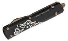 Microtech 122-13DMS Ultratech Bronze Deadmans Hand automatický nôž 8,8cm, Apocalyptic, čierna hliník