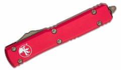 Microtech 122-14APRD Ultratech Apocalyptic Bronze Red automatický nôž 8,6 cm, červená, hliník