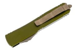 Microtech 122-15APOD Ultratech Apocalyptic Bronze Green automatický nôž 8,6 cm, zelená, hliník