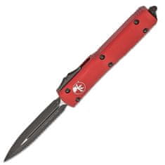 Microtech 122-1RD Ultratech Red Standard automatický nôž 8,8 cm, čierna, červená, hliník