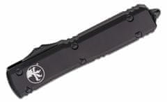 Microtech 122-2T Ultratech Black Partial Serrated automatický nôž 8,8 cm, celočierna, hliník