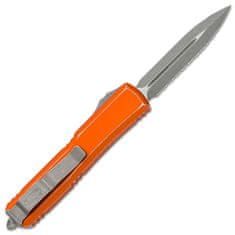 Microtech 122-D12DOR Ultratech Double Orange automatický nôž 8,6 cm, Apocalyptic, oranžová, hliník