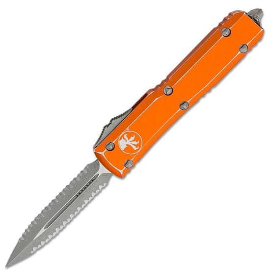 Microtech 122-D12DOR Ultratech Double Orange automatický nôž 8,6 cm, Apocalyptic, oranžová, hliník