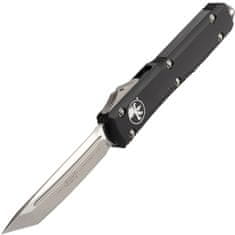 Microtech 123-10 Ultratech Stonewash Standard Tanto automatický nôž 8,6 cm, čierna, hliník