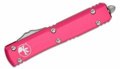 Microtech 123-10PK Ultratech Standard Pink automatický nôž 8,8 cm, Stonewash, ružová, hliník