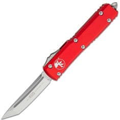 Microtech 123-4RD Ultratech Satin Standard Red automatický nôž 8,8 cm, červená, hliník