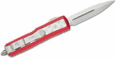 Microtech 126-12RDBIS Utx-85 Daytona Red automatický nôž 7,9cm, Stonewash, červená, titán, hliník 