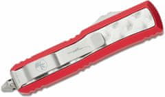 Microtech 126-12RDBIS Utx-85 Daytona Red automatický nôž 7,9cm, Stonewash, červená, titán, hliník 