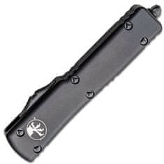 Microtech 148-2T UTX-70 Black Tactical Partial Serrated automatický nôž 6,1 cm, celočierna, hliník