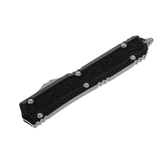 Microtech 206-10S Makora Standard automatický nôž 8,4 cm, Stonewash, čierna, hliník