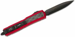 Microtech 206-1DLCTRDBIS Makora 2021 Red Bubble automatický nôž 8,4 cm, čierna, červená, hliník