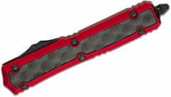 Microtech 206-1DLCTRDBIS Makora 2021 Red Bubble automatický nôž 8,4 cm, čierna, červená, hliník