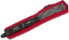 Microtech 206-1DLCTRDBIS Makora 2021 Red Bubble automatický nôž 8,4 cm, čierna, červená, hliník