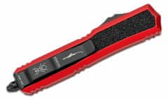 Microtech 206-1RDS Makora Black/Red automatický nôž 8,4 cm, čierna, červená, hliník