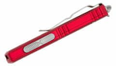 Microtech 231-11RD UTX-85 Partial Serrated Red automatický nôž 7,6 cm, Stonewash, červená, hliník