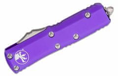 Microtech 232-4PU UTX-85 Satin Standard Purple automatický nôž 7,6 cm, fialová, hliník