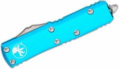 Microtech 232-4TQ UTX-85 Satin Standard Turquoise automatický nôž 7,6 cm, tyrkysová, hliník